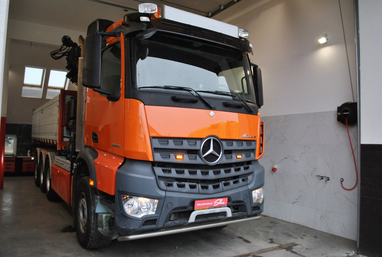 Автоманипулятор MERCEDES-BENZ Arocs 3248 Wywrotka Linowa Nopa HDS Żuraw  Hydroburta из Польши в лизинг на Truck1, ID: