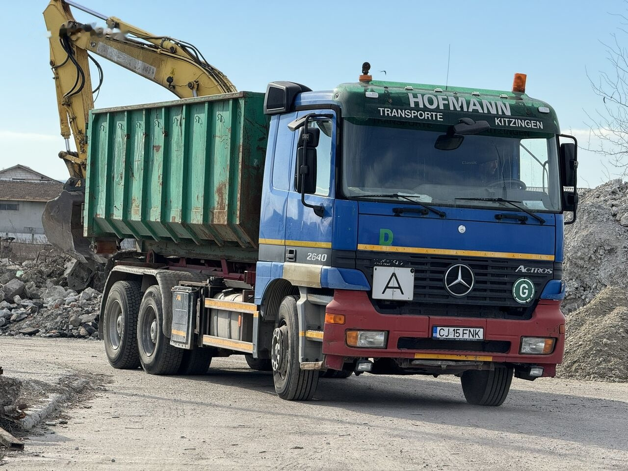 Самосвал Mercedes-Benz Actros 2640 Abroll Chassy Changer из Румынии в  лизинг на Truck1, ID: