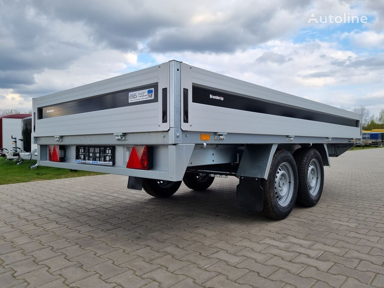 Новый Прицеп бортовой/ Платформа Brenderup 5375 ATB , 375x180 cm 2500 kg на  продажу, ID: 7731721