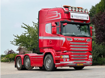 Тягач Scania R520 V8 FULL AIR/RETARDER!6X2!!!GESTUURDE VOORLOPER!!TOP!!EURO6!!  из Голландии, купить подержанный Тягач, Truck1 ID: 7452245