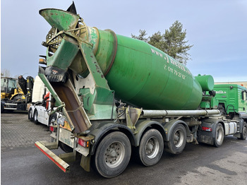 Полуприцеп бетоносмеситель MOL CIFA 12m³ BETONMIXER / CONCRETE MIXER + BUITENMOTOR DEUTZ ENGINE 6 CYL - 3-AS BPW - GOEDE STAAT - BELGISCHE PAPIEREN: фото 3