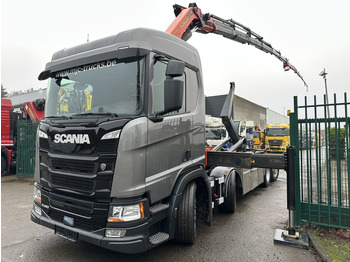 Автоманипулятор Scania R450 8x2 NGS ABROLLKIPPER + KRAN (33m!) PALFINGER PK29002 + JIB - *37.000km* only!!! - *FULL AIR* - LIKE NEW - BE TRUCK: фото 5