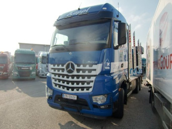 Лесовоз, Автоманипулятор Mercedes-Benz Arocs 3353 6x4 Holztransp., Palfinger Kran Epsilon: фото 3