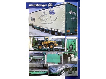 Низкорамный полуприцеп Meusburger Typ: MPG-4 - trailer combine / tractoare / vole - axe viratoare: фото 5