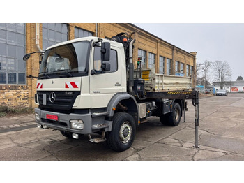 Самосвал, Автоманипулятор Mercedes-Benz AXOR 1828 MEILER HIAB 166 ES KRAN ALLRAD 4X4: фото 3