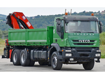 Самосвал, Автоманипулятор Iveco TRAKKER 450 * KRAN + FUNK * 6x4: фото 5