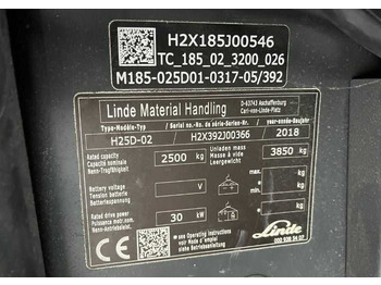 Дизельный погрузчик LINDE H25