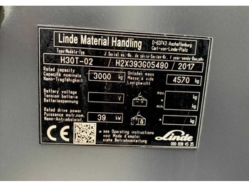 Газовый погрузчик LINDE H30