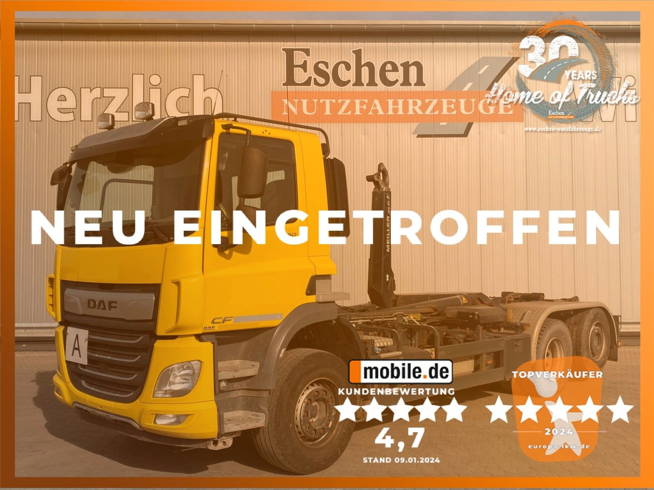 DAF CF 450 FAN| MEILLER RS 21.65*ACC*FUNK*Kamera*AHK - Крюковой мультилифт: фото 1 DAF CF 450 FAN| MEILLER RS 21.65*ACC*FUNK*Kamera*AHK - Крюковой мультилифт: фото 1