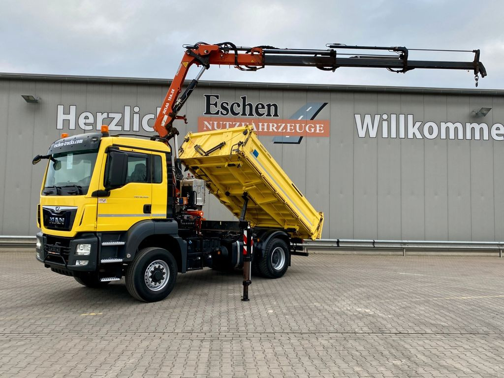 MAN TGS 18.460 4x4 HYDRO|Atlas 126.3-A3*5+6*MEILLER - Самосвал, Автоманипулятор: фото 1 MAN TGS 18.460 4x4 HYDRO|Atlas 126.3-A3*5+6*MEILLER - Самосвал, Автоманипулятор: фото 1