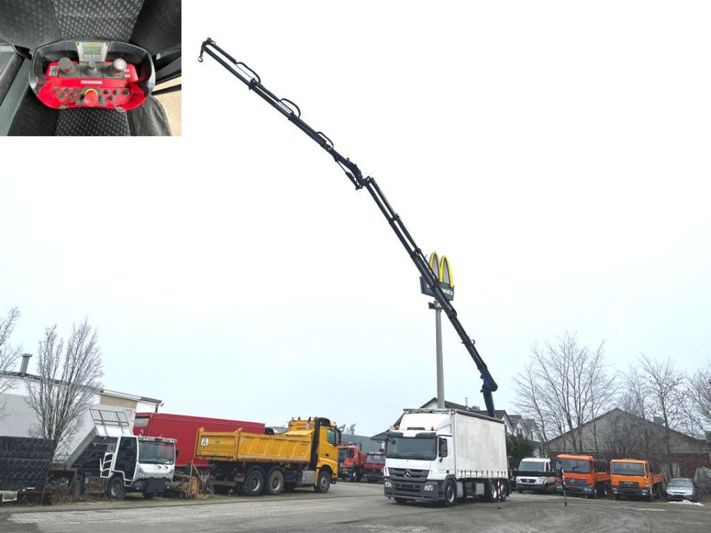 Mercedes-Benz Actros 2541 L6x2 Pritsche Heckkran 34m/to, Jib, - Грузовик бортовой/ Платформа, Автоманипулятор: фото 1 Mercedes-Benz Actros 2541 L6x2 Pritsche Heckkran 34m/to, Jib, - Грузовик бортовой/ Платформа, Автоманипулятор: фото 1