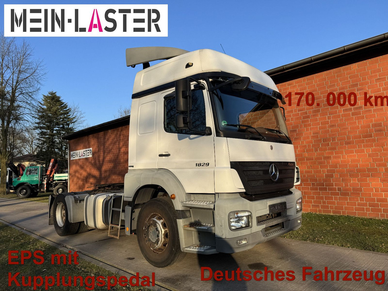 Mercedes-Benz Axor 1829 nur 170.070 km Bett Klima - Тягач: фото 1 Mercedes-Benz Axor 1829 nur 170.070 km Bett Klima - Тягач: фото 1