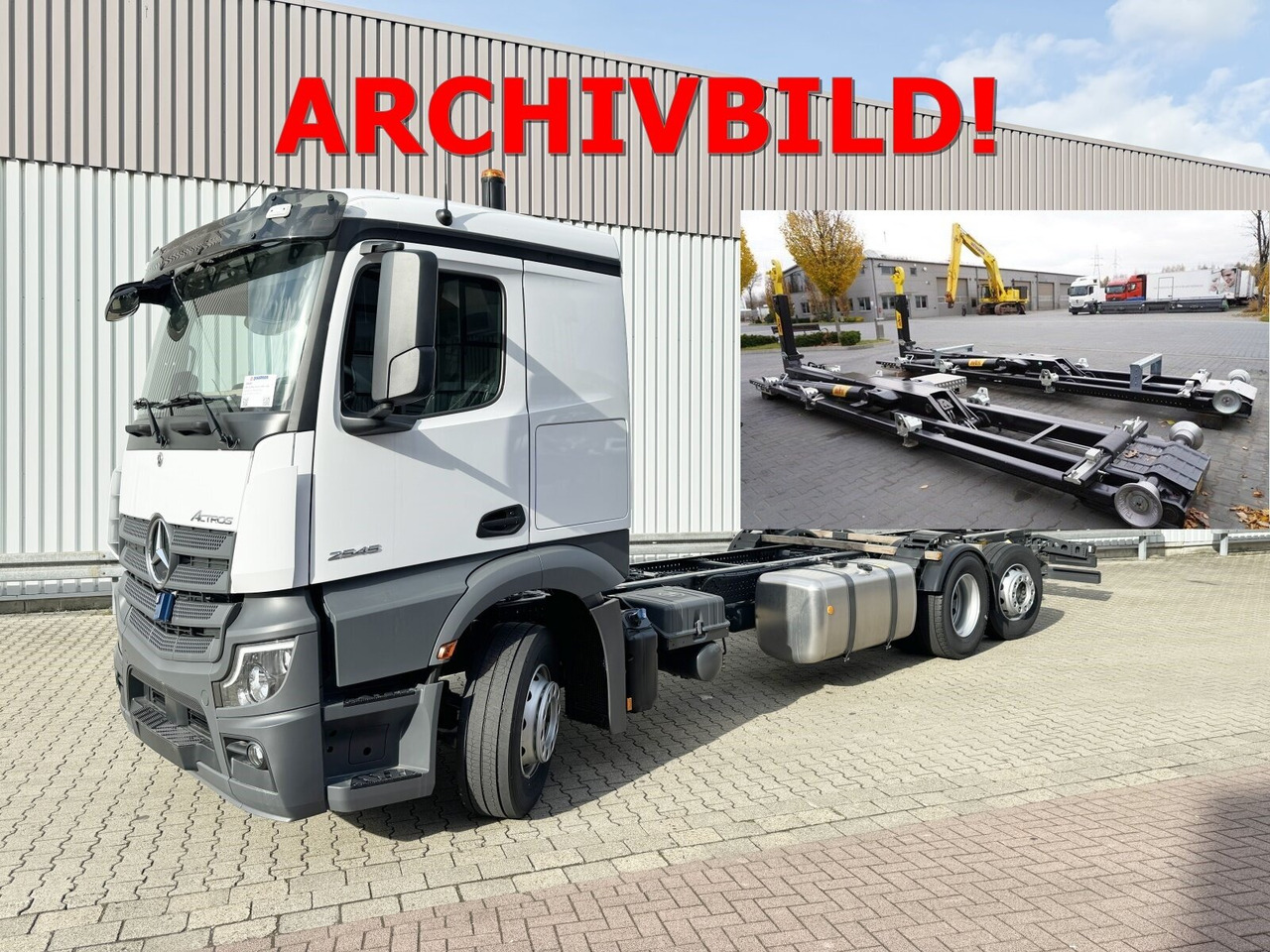 Mercedes-Benz Actros 2548 L 6x2 Actros 2548 L 6x2, Retarder, Lenk-/Liftachse - Крюковой мультилифт: фото 1 Mercedes-Benz Actros 2548 L 6x2 Actros 2548 L 6x2, Retarder, Lenk-/Liftachse - Крюковой мультилифт: фото 1