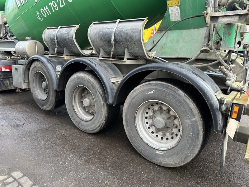 Полуприцеп бетоносмеситель MOL CIFA 12m³ BETONMIXER / CONCRETE MIXER + BUITENMOTOR DEUTZ ENGINE 6 CYL - 3-AS BPW - GOEDE STAAT - BELGISCHE PAPIEREN: фото 17