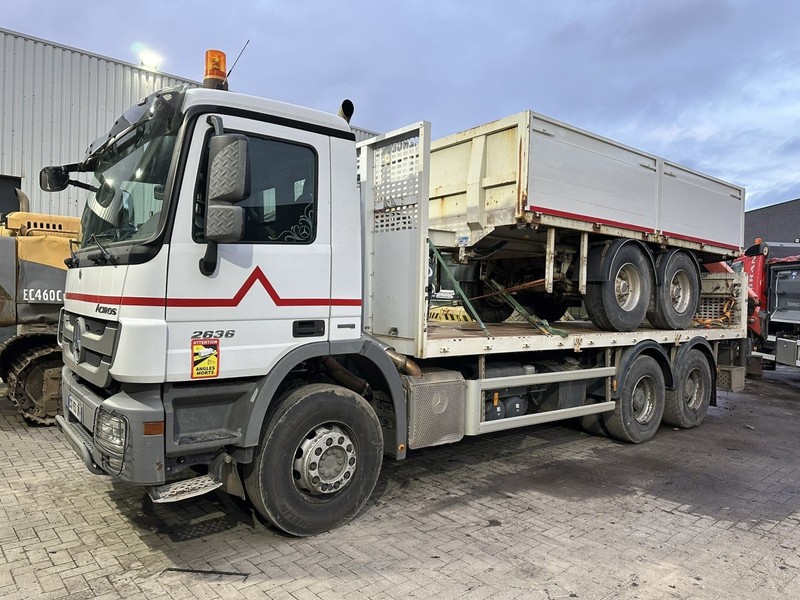 Mercedes-Benz ACTROS 2636 6x4 MP3 + CRANE PALFINGER 18502 SH B (3x) - RADIO + ROTATOR - *293.000km * - EPS GEARBOX 3 PEDALES - HUB REDUCTION / STEEL SPRING - Автоманипулятор: фото 1 Mercedes-Benz ACTROS 2636 6x4 MP3 + CRANE PALFINGER 18502 SH B (3x) - RADIO + ROTATOR - *293.000km * - EPS GEARBOX 3 PEDALES - HUB REDUCTION / STEEL SPRING - Автоманипулятор: фото 1