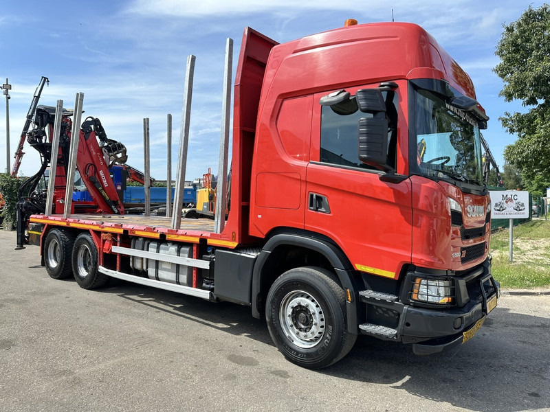Scania G500 XT 6x4 WOOD / TIMBER / HOLZ CRANE PALFINGER EPSILON Q150Z + RETARDER - FULL AIR SUSP. - BE TRUCK - Грузовик бортовой/ Платформа, Автоманипулятор: фото 1 Scania G500 XT 6x4 WOOD / TIMBER / HOLZ CRANE PALFINGER EPSILON Q150Z + RETARDER - FULL AIR SUSP. - BE TRUCK - Грузовик бортовой/ Платформа, Автоманипулятор: фото 1