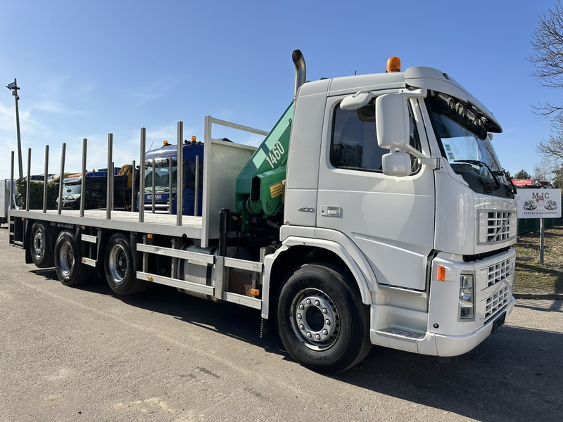 Volvo FM 400 8x2 PRITSCHE (7m) + KRAN HMF 1460 K3 - 234.000km - LIFT + STEERING AXLES - EURO 3 - I-SHIFT - BE TRUCK - Грузовик бортовой/ Платформа, Автоманипулятор: фото 1 Volvo FM 400 8x2 PRITSCHE (7m) + KRAN HMF 1460 K3 - 234.000km - LIFT + STEERING AXLES - EURO 3 - I-SHIFT - BE TRUCK - Грузовик бортовой/ Платформа, Автоманипулятор: фото 1