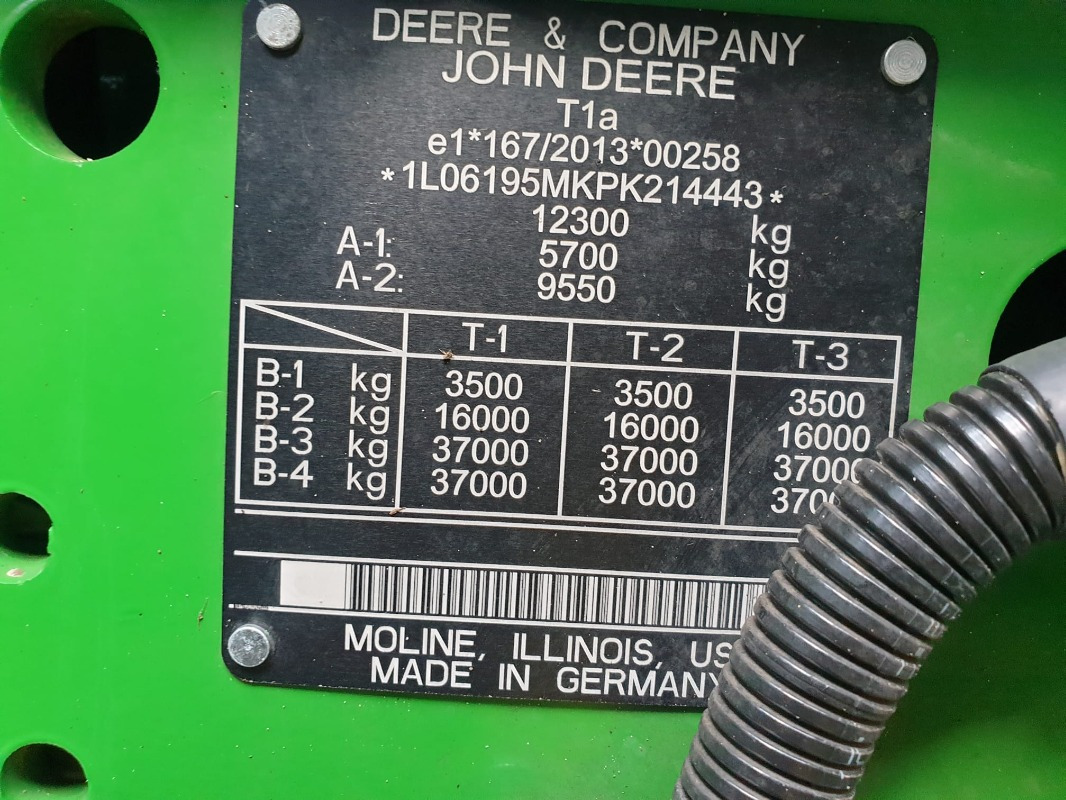 Трактор John Deere 6195M **MIETRÜCKLÄUFER**: фото 7