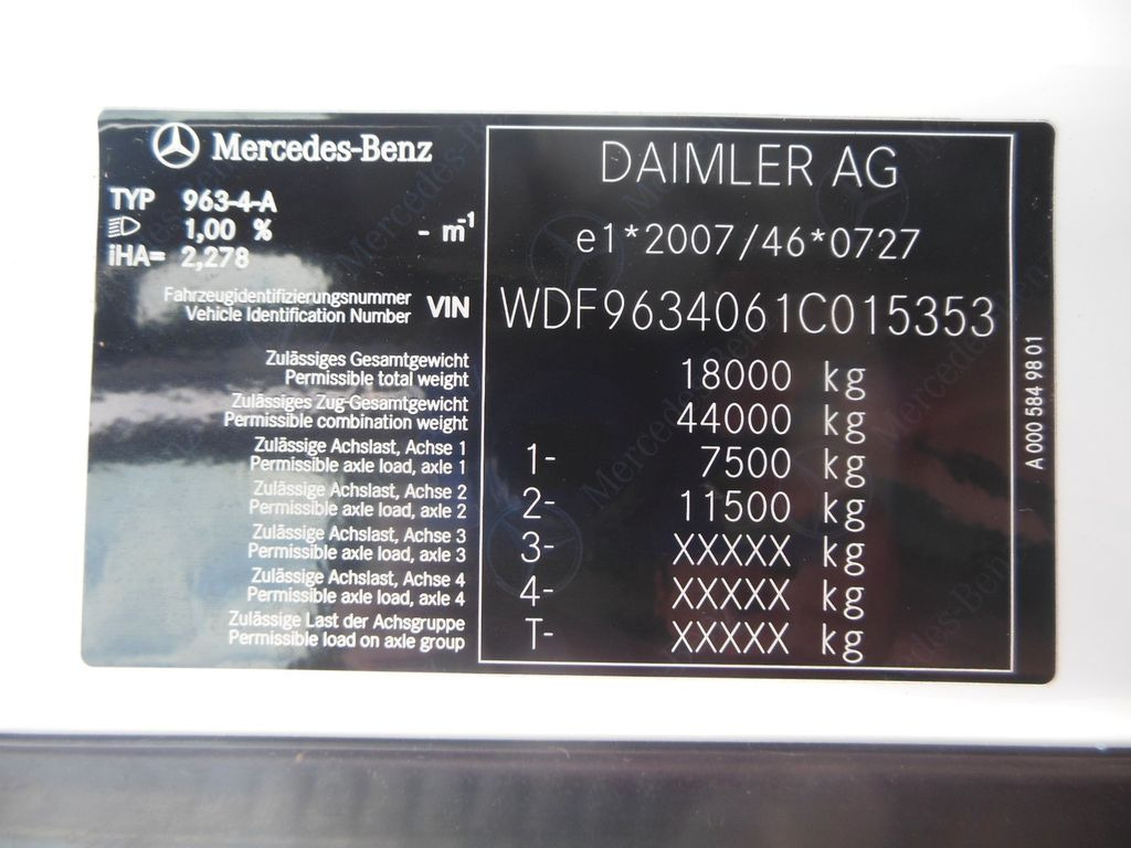 Mercedes-Benz ACTROS 1851,LOWDECK,STANDKLIMA,ALU FELGEN,TOP!!!  в лизинг Mercedes-Benz ACTROS 1851,LOWDECK,STANDKLIMA,ALU FELGEN,TOP!!!: фото 23