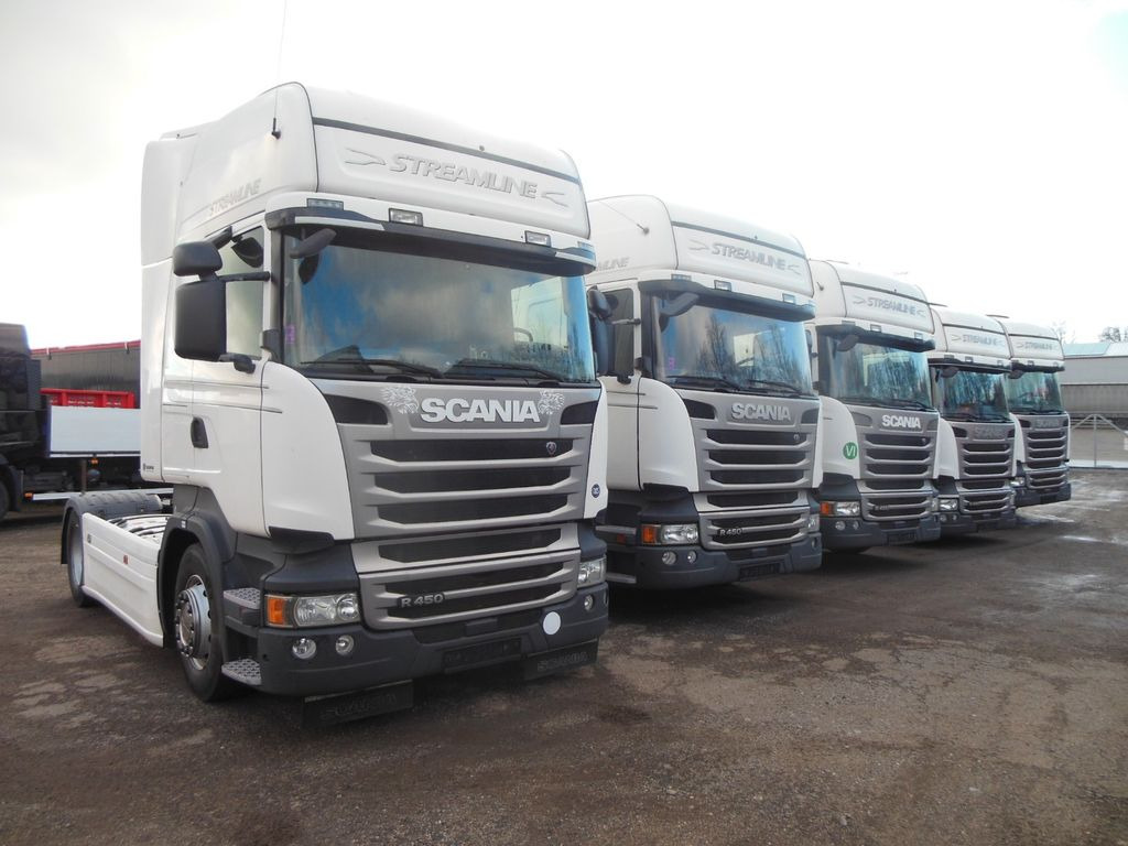 Scania R 450, RETARDER, OHNE EGR, VOLL LUFT, 8 STÜCKS!! - Тягач: фото 1 Scania R 450, RETARDER, OHNE EGR, VOLL LUFT, 8 STÜCKS!! - Тягач: фото 1