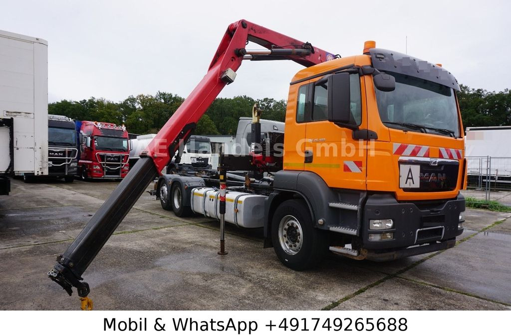 MAN TGS 26.400 BL *Hyva-20.60S/HMF-1444-22/Lenk+Lift - Крюковой мультилифт, Автоманипулятор: фото 1 MAN TGS 26.400 BL *Hyva-20.60S/HMF-1444-22/Lenk+Lift - Крюковой мультилифт, Автоманипулятор: фото 1