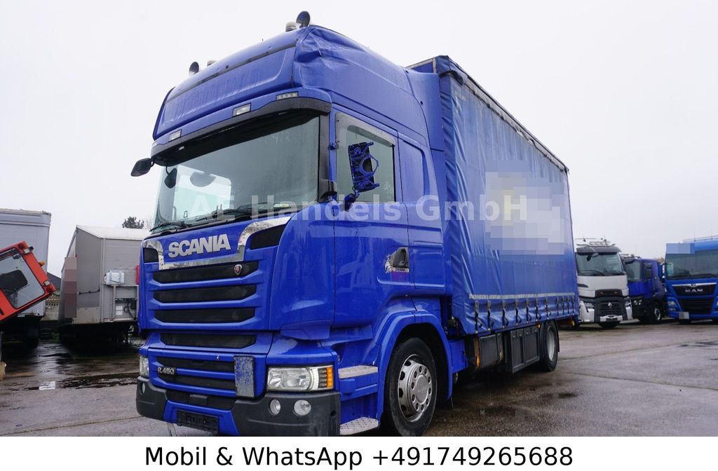 Scania R450 TopLine LL *Retarder/Edscha/Tautliner/AHK - Тентованный грузовик: фото 1 Scania R450 TopLine LL *Retarder/Edscha/Tautliner/AHK - Тентованный грузовик: фото 1