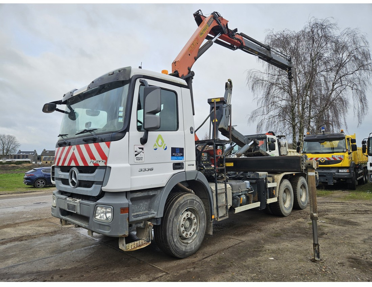 MERCEDES ACTROS 3336 Hook lift 6X4 Full Spring suspension Crane Palfinger PK16502 M.O.T 11-06-2025 - Крюковой мультилифт, Автоманипулятор: фото 1 MERCEDES ACTROS 3336 Hook lift 6X4 Full Spring suspension Crane Palfinger PK16502 M.O.T 11-06-2025 - Крюковой мультилифт, Автоманипулятор: фото 1