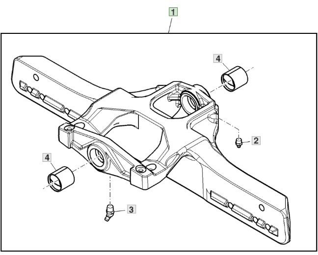 John Deere 6110 - oś przednia - wspornik AL119603 - Передняя ось для Сельскохозяйственной техники: фото 1 John Deere 6110 - oś przednia - wspornik AL119603 - Передняя ось для Сельскохозяйственной техники: фото 1