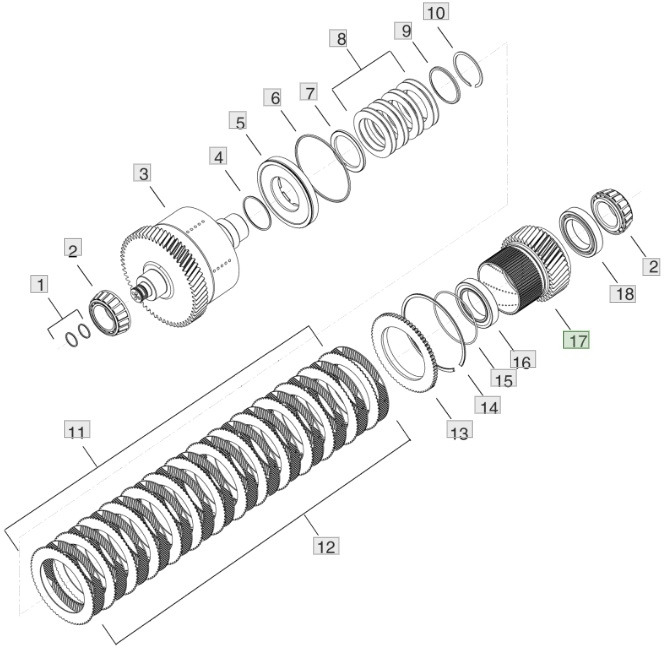 John Deere 9620 DF500 - skrzynia biegów - bieg tryb YZ501722 - Коробка передач для Сельскохозяйственной техники: фото 1 John Deere 9620 DF500 - skrzynia biegów - bieg tryb YZ501722 - Коробка передач для Сельскохозяйственной техники: фото 1