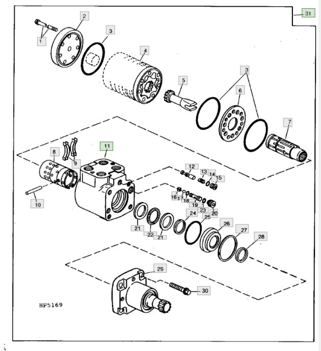 John Deere CTS - pompa wspomagania AH142441 - Насос гидроусилителя для Сельскохозяйственной техники: фото 1 John Deere CTS - pompa wspomagania AH142441 - Насос гидроусилителя для Сельскохозяйственной техники: фото 1