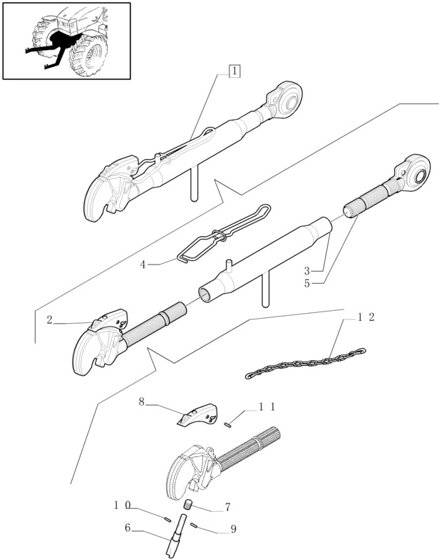New Holland T6010 Hak 1-32-274-029 - Рама/ Шасси для Тракторов: фото 1 New Holland T6010 Hak 1-32-274-029 - Рама/ Шасси для Тракторов: фото 1