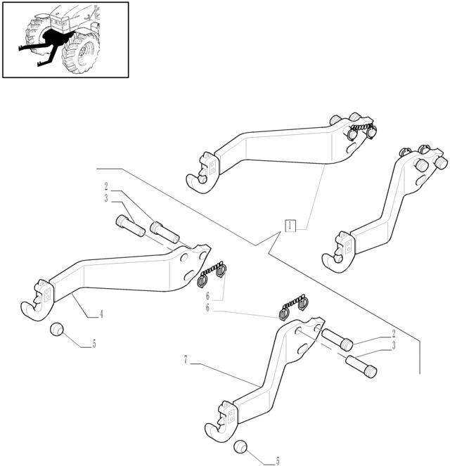 New Holland T6010 T6070 Cięgło dolne 87631990 - Рама/ Шасси для Тракторов: фото 1 New Holland T6010 T6070 Cięgło dolne 87631990 - Рама/ Шасси для Тракторов: фото 1