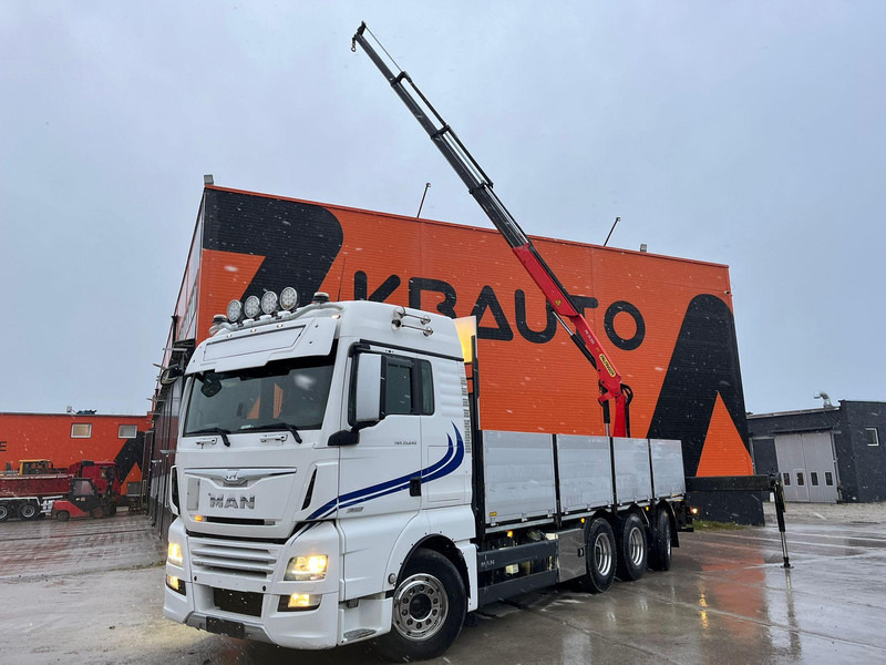 MAN TGX 35.640 8x4*4 PK14.501 / PLATFORM L=7300 mm / INTARDER - Грузовик бортовой/ Платформа, Автоманипулятор: фото 1 MAN TGX 35.640 8x4*4 PK14.501 / PLATFORM L=7300 mm / INTARDER - Грузовик бортовой/ Платформа, Автоманипулятор: фото 1