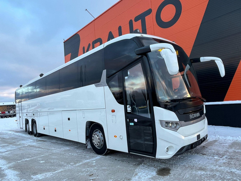 Scania K 450 6x2*4 Interlink 59 SEATS / AC / AUXILIARY HEATING / CD / TV / WC - Туристический автобус: фото 1 Scania K 450 6x2*4 Interlink 59 SEATS / AC / AUXILIARY HEATING / CD / TV / WC - Туристический автобус: фото 1