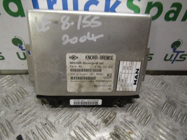 MAN LE 2000 SERIES ABS ECU P/NO 81.25935.6710 - Блок управления для Грузовиков: фото 1 MAN LE 2000 SERIES ABS ECU P/NO 81.25935.6710 - Блок управления для Грузовиков: фото 1