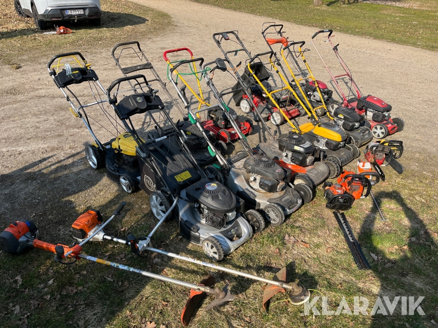 Blandet lot havemaskiner - Садовое оборудование: фото 1 Blandet lot havemaskiner - Садовое оборудование: фото 1