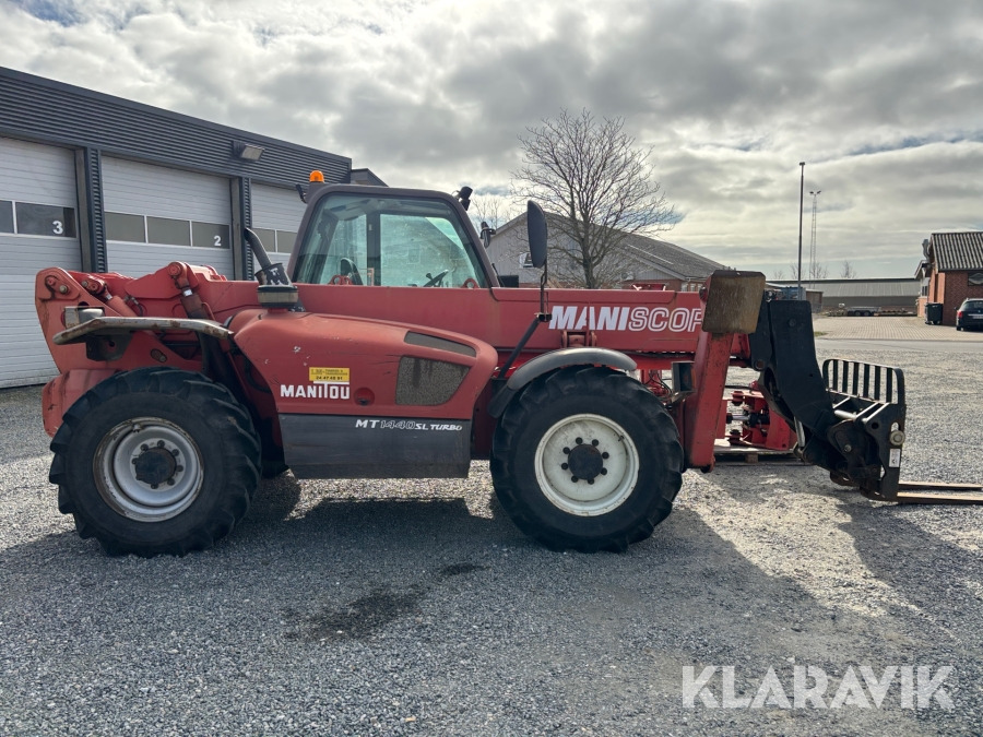 Телескопический погрузчик Teleskoplæsser Manitou MT1440SL Turbo: фото 9