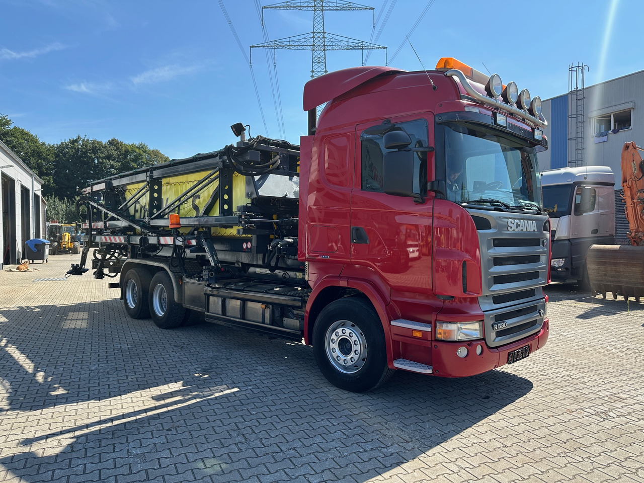 Крюковой мультилифт Scania R580 Abrollkipper V8 Mit Küpper Weisser Enteisungsgerät 45m: фото 9