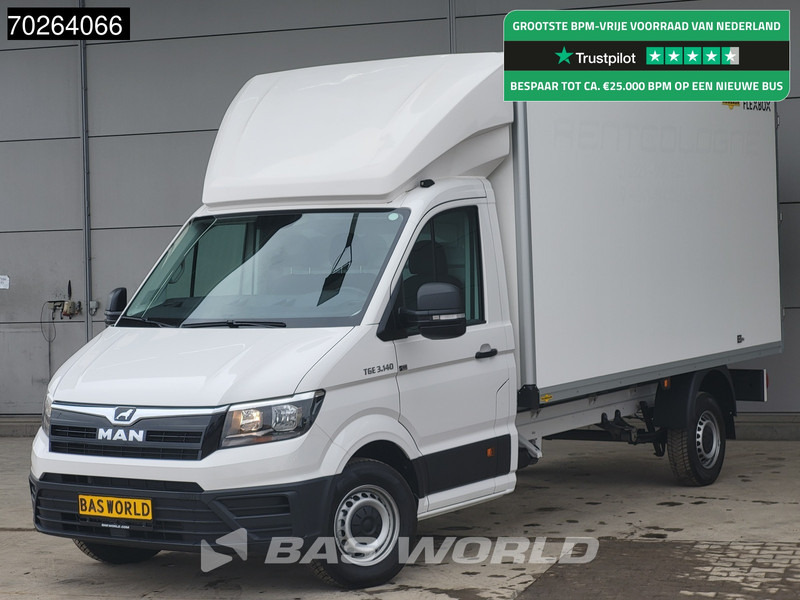 MAN TGE 3.140 Bakwagen met achterdeuren Nieuw!! Airco Meubelbak Koffer 17m3 Airco - Фургон с закрытым кузовом: фото 1 MAN TGE 3.140 Bakwagen met achterdeuren Nieuw!! Airco Meubelbak Koffer 17m3 Airco - Фургон с закрытым кузовом: фото 1