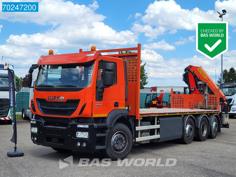 Iveco Stralis 330 8X2 Palfinger PK26002.EH Kran Crane CNG Retarder ACC - Грузовик бортовой/ Платформа, Автоманипулятор: фото 1 Iveco Stralis 330 8X2 Palfinger PK26002.EH Kran Crane CNG Retarder ACC - Грузовик бортовой/ Платформа, Автоманипулятор: фото 1