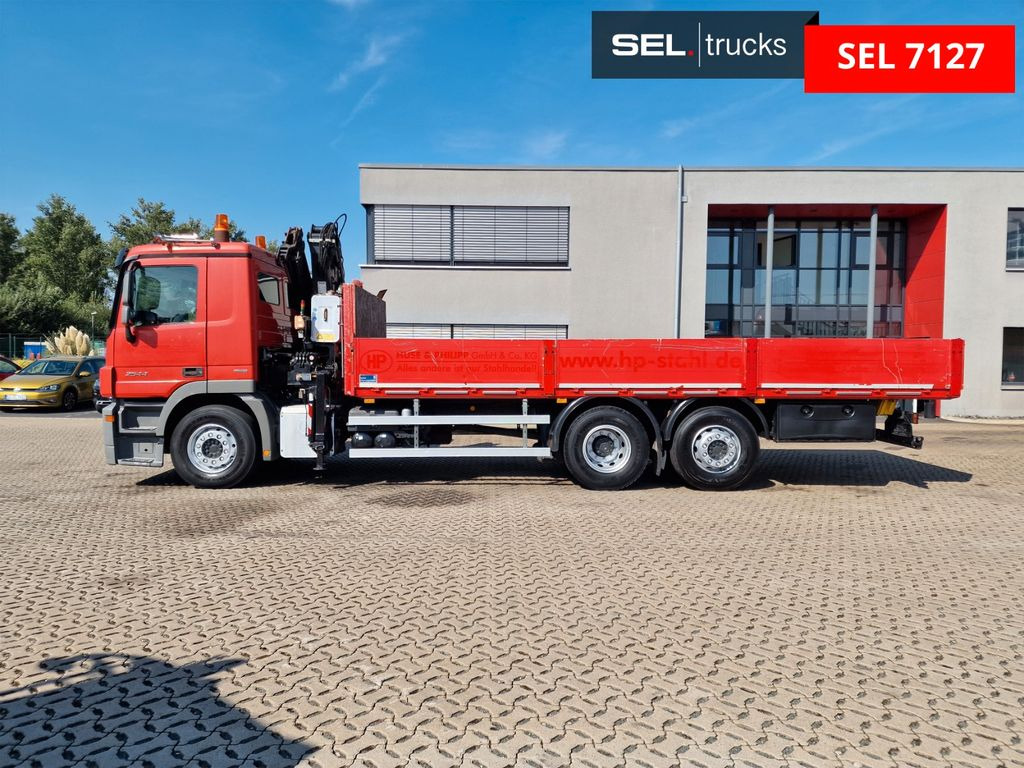 Mercedes-Benz Actros 2544L 6x2 / Atlas 135.2E - A2 / Lenkachse - Автоманипулятор, Грузовик бортовой/ Платформа: фото 1 Mercedes-Benz Actros 2544L 6x2 / Atlas 135.2E - A2 / Lenkachse - Автоманипулятор, Грузовик бортовой/ Платформа: фото 1