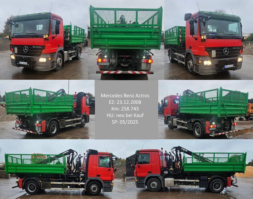 Mercedes Benz Actros | HIAB | Abroller | Kranwagen | 2008 - Крюковой мультилифт, Автоманипулятор: фото 1 Mercedes Benz Actros | HIAB | Abroller | Kranwagen | 2008 - Крюковой мультилифт, Автоманипулятор: фото 1