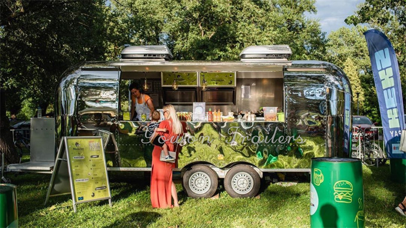 YOWON European standard food trailer with CE certificate - Торговый прицеп: фото 1 YOWON European standard food trailer with CE certificate - Торговый прицеп: фото 1