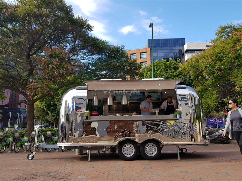 Yowon customized concession food trailer catering cart - Торговый прицеп: фото 1 Yowon customized concession food trailer catering cart - Торговый прицеп: фото 1