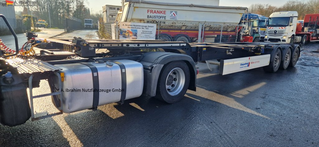 Krone SDC27 Containerchassis 20, 30, 40, 45 ft ausziehbar, Liftachse - Полуприцеп-контейнеровоз/ Сменный кузов: фото 1 Krone SDC27 Containerchassis 20, 30, 40, 45 ft ausziehbar, Liftachse - Полуприцеп-контейнеровоз/ Сменный кузов: фото 1