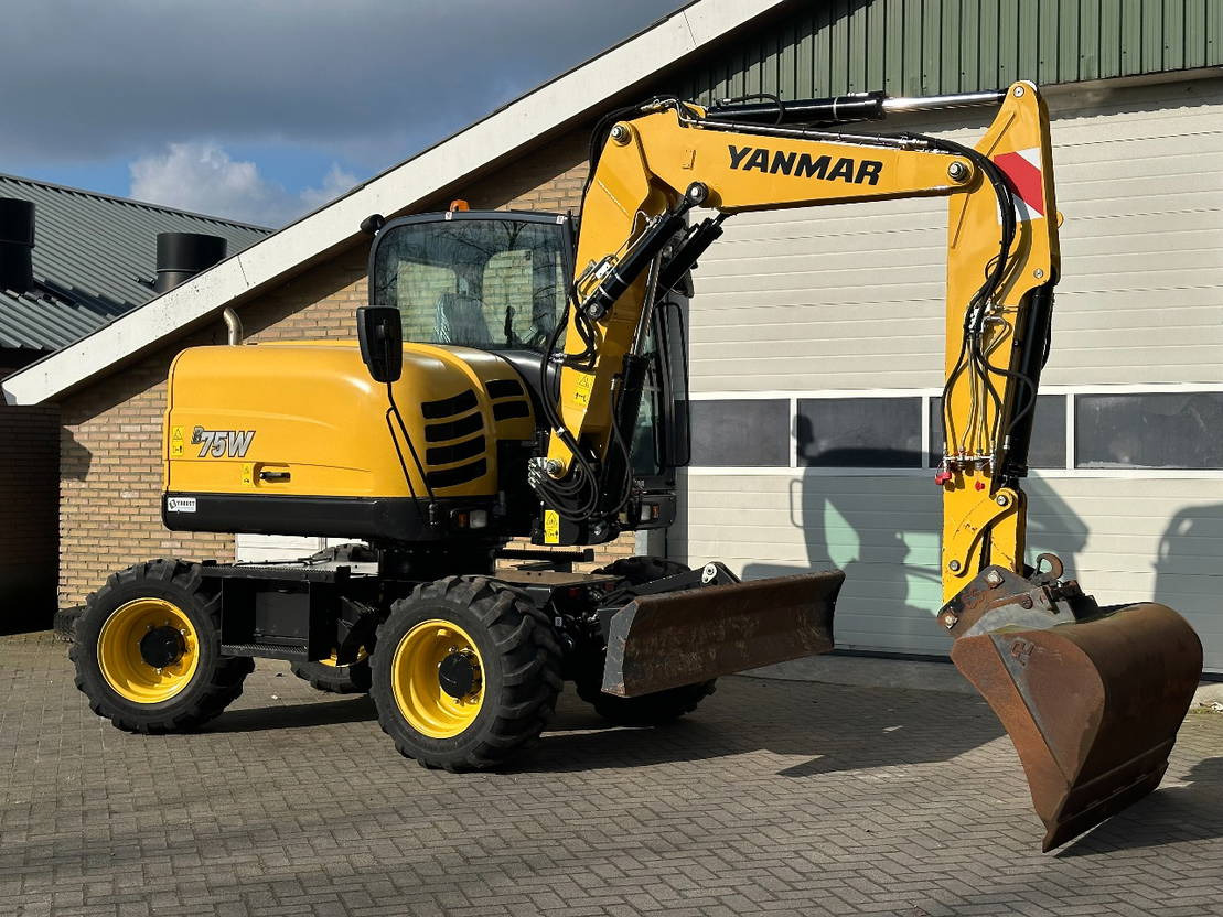 Колёсный экскаватор Yanmar B75W: фото 8