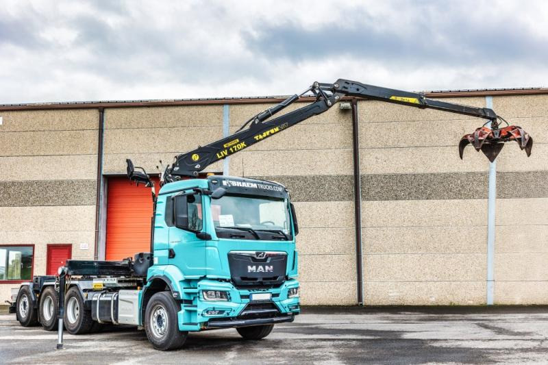 MAN TGS 35.520 BL - TAJFUN L170 K - Крюковой мультилифт, Автоманипулятор: фото 1 MAN TGS 35.520 BL - TAJFUN L170 K - Крюковой мультилифт, Автоманипулятор: фото 1