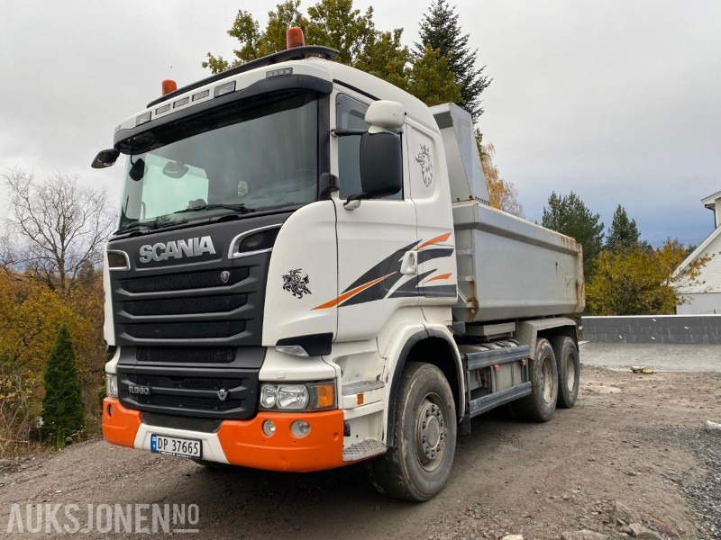 2013 Scania R560 tippbil og Istrail 3-akslet dumperkjerre - Самосвал: фото 1 2013 Scania R560 tippbil og Istrail 3-akslet dumperkjerre - Самосвал: фото 1