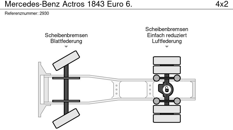 Mercedes-Benz Actros 1843 Euro 6. в лизинг Mercedes-Benz Actros 1843 Euro 6.: фото 18