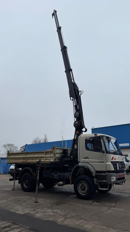 Самосвал, Автоманипулятор Mercedes-Benz AXOR 1828 MEILER HIAB 166 ES KRAN ALLRAD 4X4: фото 22